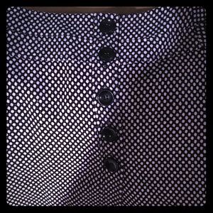 Classic TALBOTS black and white skirt